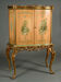 Meuble coiffeuse dans le style baroque italien en bois peint…