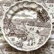 Swiss landscape Italy 25-piece dinner and soup plates