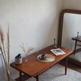 Scandinavian coffee table circa 1960 - by F. Ohlsson in teak (model Sesam, brand Tingstrom)