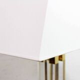 Plexiglas and brass lamp faschian design 1970