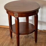 Round side table
