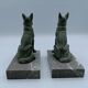 Art deco bookends