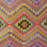 Anatolian handmade kilim rug 310 cm x 147 cm