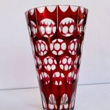 Bohemian crystal vase