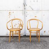 Paire de fauteuils modèle 209 attribués à Thonet, 1970
