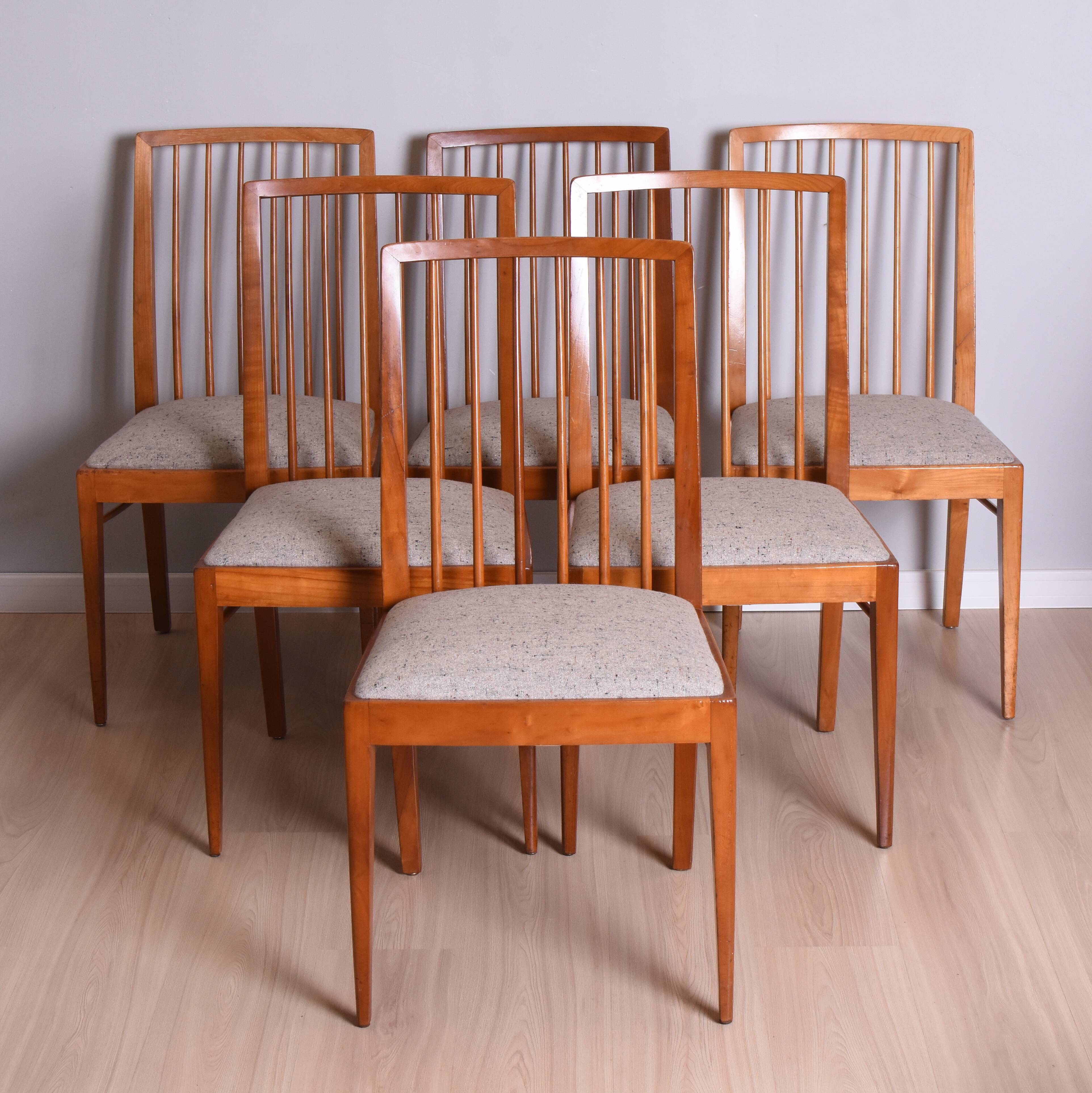 Set of six chairs, germany, 1960s