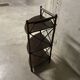 70s rattan corner cabinet