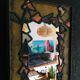 Copper and brass mirror, 1960s