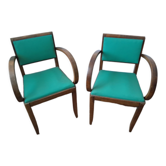 Paire de fauteuils coktail vintage