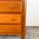 Large elm chest of drawers from Maison Regain, vintage 80s.