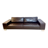 "Bahia" canapé BoConcept brown leather, 2016