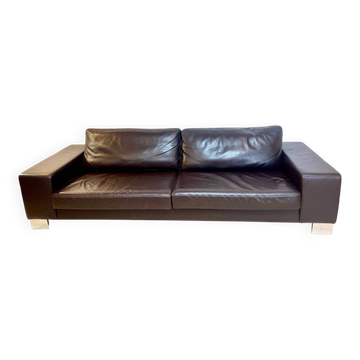 "Bahia" sofa BoConcept brown leather, 2016