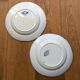 Creil & montereau two old plates faience model flora liseron (a)