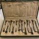 12 rib sleeves. Solid silver-filled handles. France