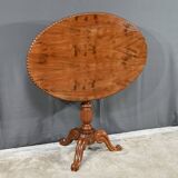 Oval Pedestal Table with Mahogany System, Louis Philippe period – 1st part 19th century