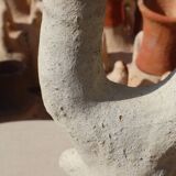 Pottery - Abstract raw tamegroute sculpture two branches