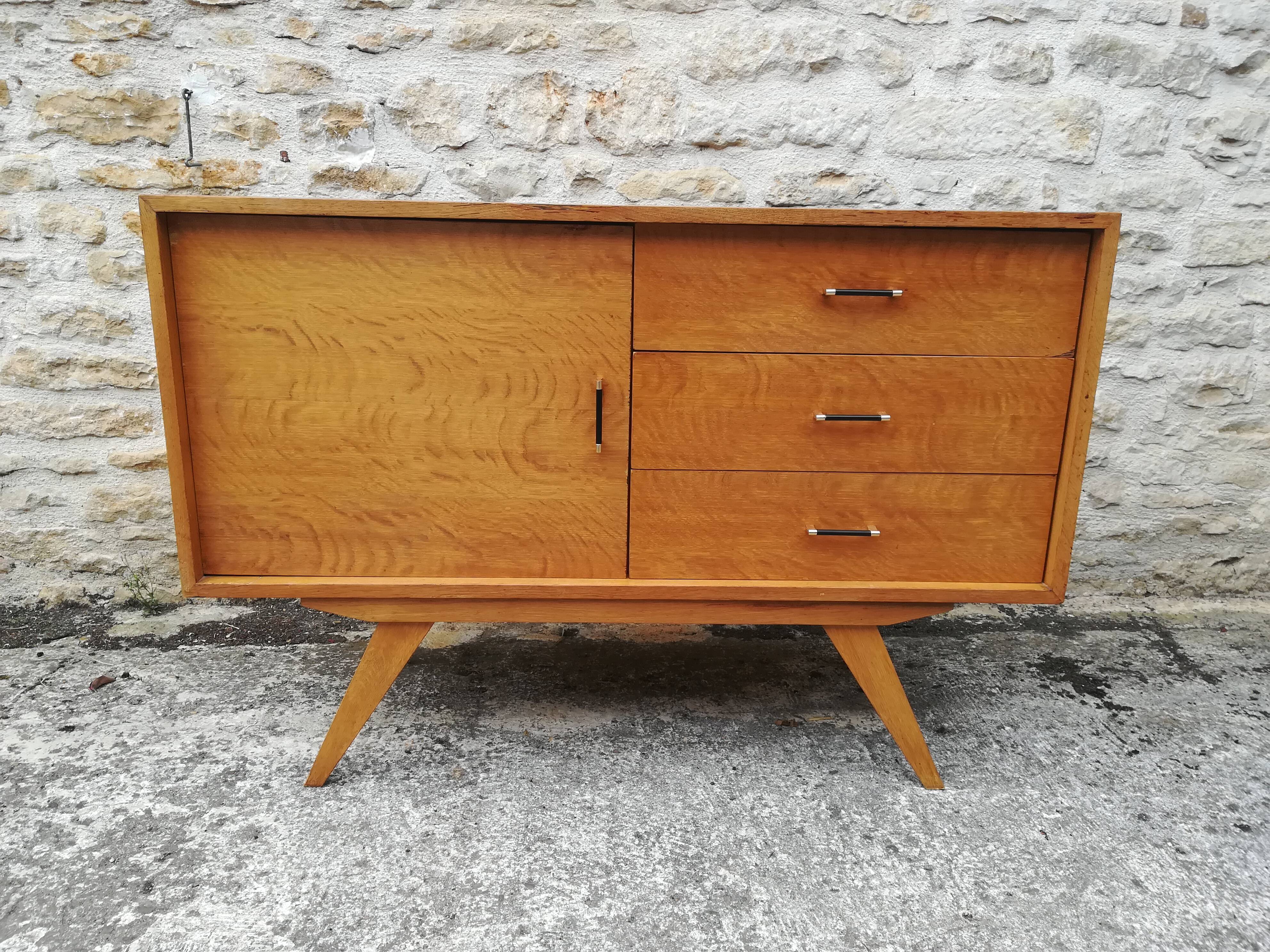 Chest of drawers buffet compass feet