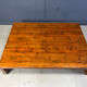Grande table basse en bambou, années 1980.