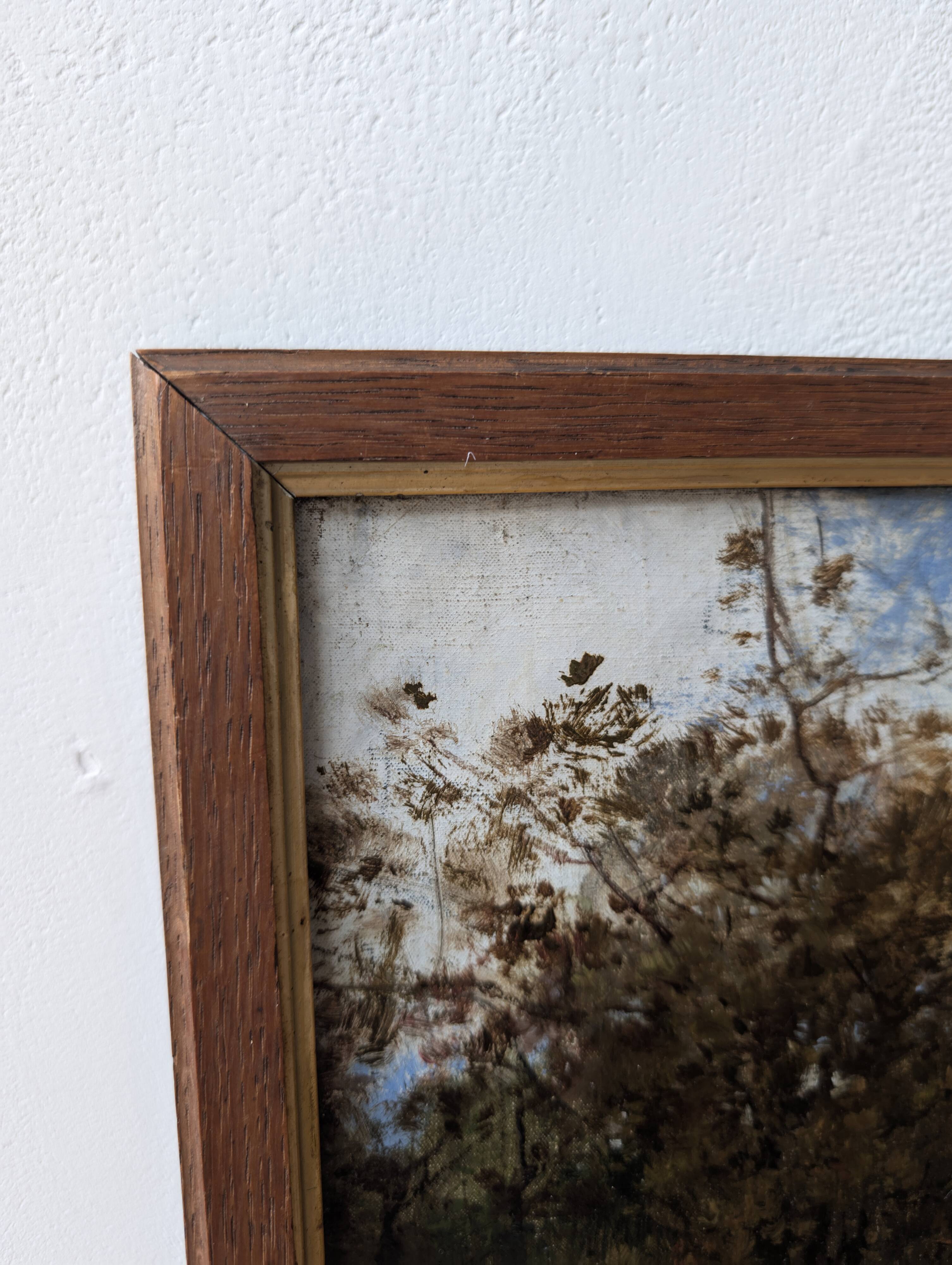 Old landscape painting