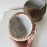 Ceramic owl sculpture - signed Agnès Escala - France, 1960s