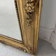 Louis XVI style mirror in wood and gilded stucco, 19th century