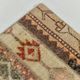 Cream Beige Turkish Vintage Runner Rug, 80x224Cm