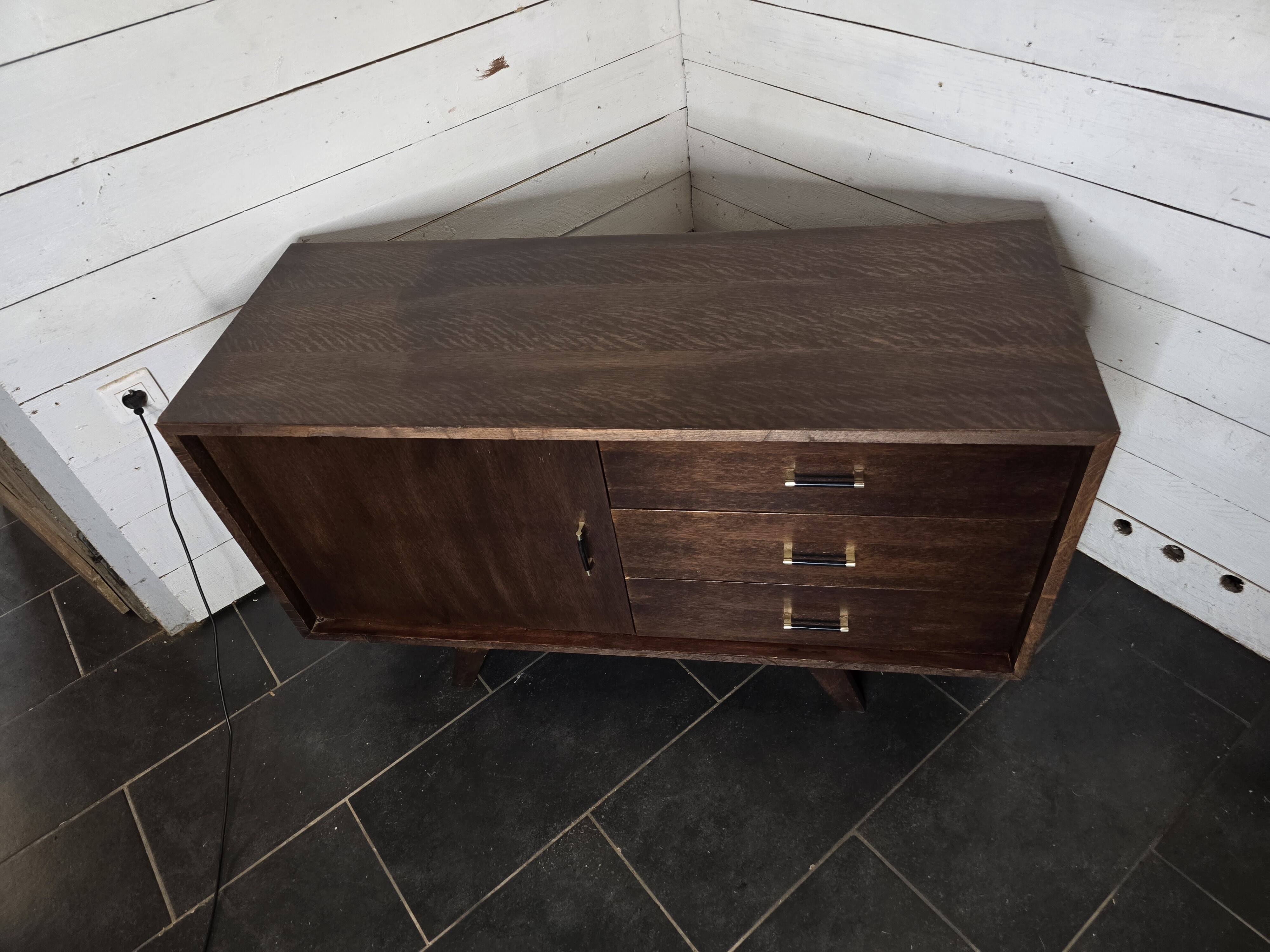 Vintage 60s oak sideboard