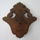 Carved wood pediment - cherry tree