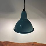 Pastel blue bell pendant light