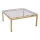 Brass coffee table by Guy Lefevre for Maison Jansen, 1960