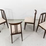 Vintage Dining Chairs By M. Zieliński, Poland, 1960's, Set Of 4