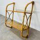 Rattan wall shelf 60s