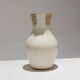 White earthenware vase, richard-ginori, 1940s