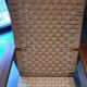 Old brutalist armchair