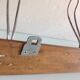 Vintage five-headed wooden coat rack from the 30s/40s