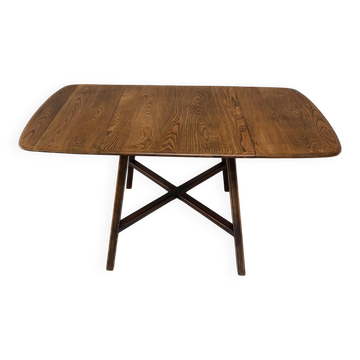 Ercol Old Colonial 377 Drop Leaf Dining Table, Solid Elm, 1950s