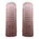 Set of Two Diamanted Pink Rectangular Murano Glass Wall Sconce