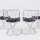 Rima set of 4 Radiofreccia chrome chairs by Gastone Rinaldi