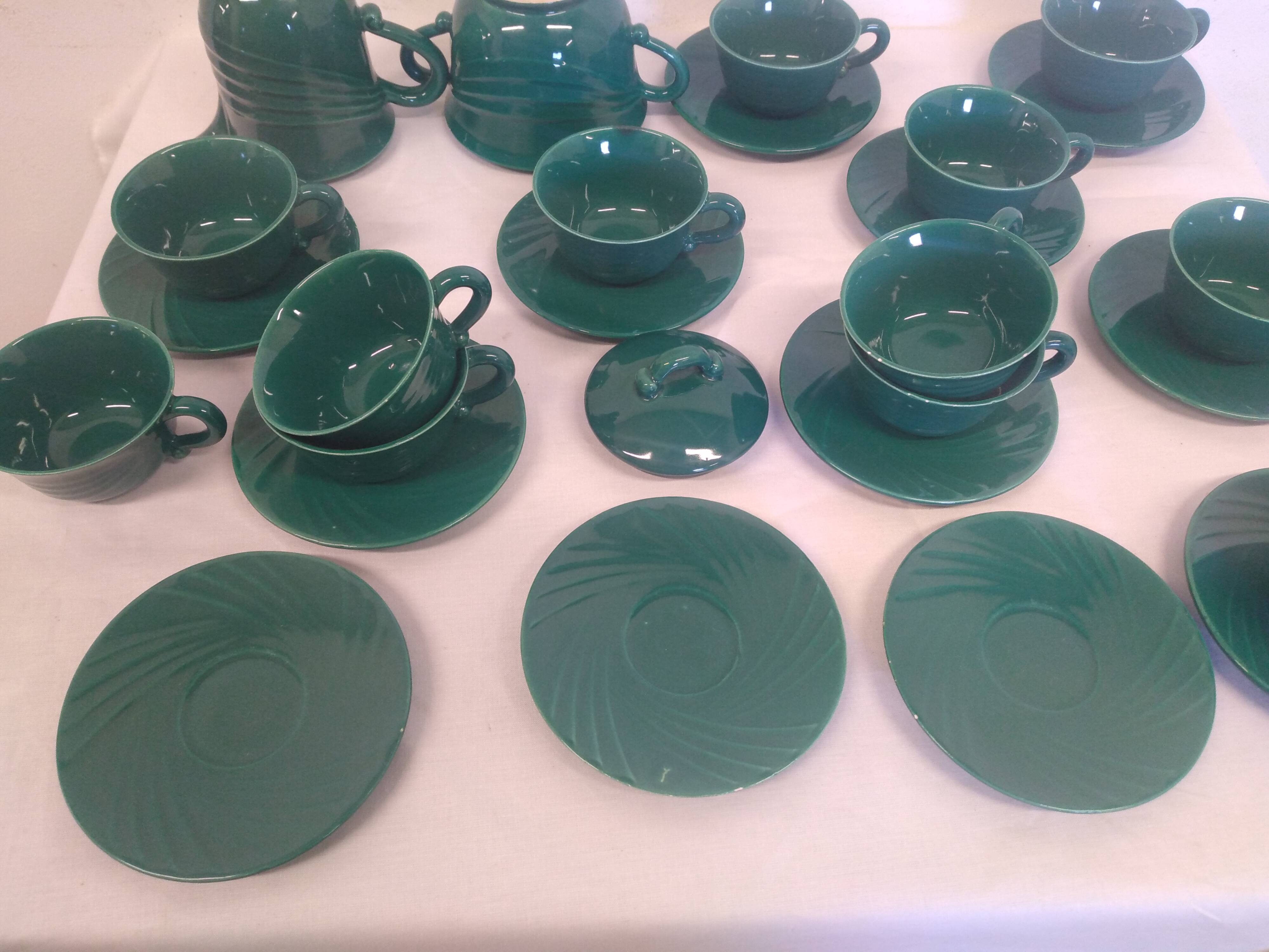 Coffee service p.l france bandeau art deco