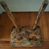 Brutalist stool, 60s-70s