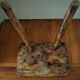 Brutalist stool, 60s-70s