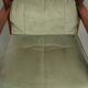 Set of 4 Art Nouveau/Jugendstil dining chairs with suede upholstery