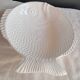 Vintage white ceramic fish serving set – Set of 4 pieces