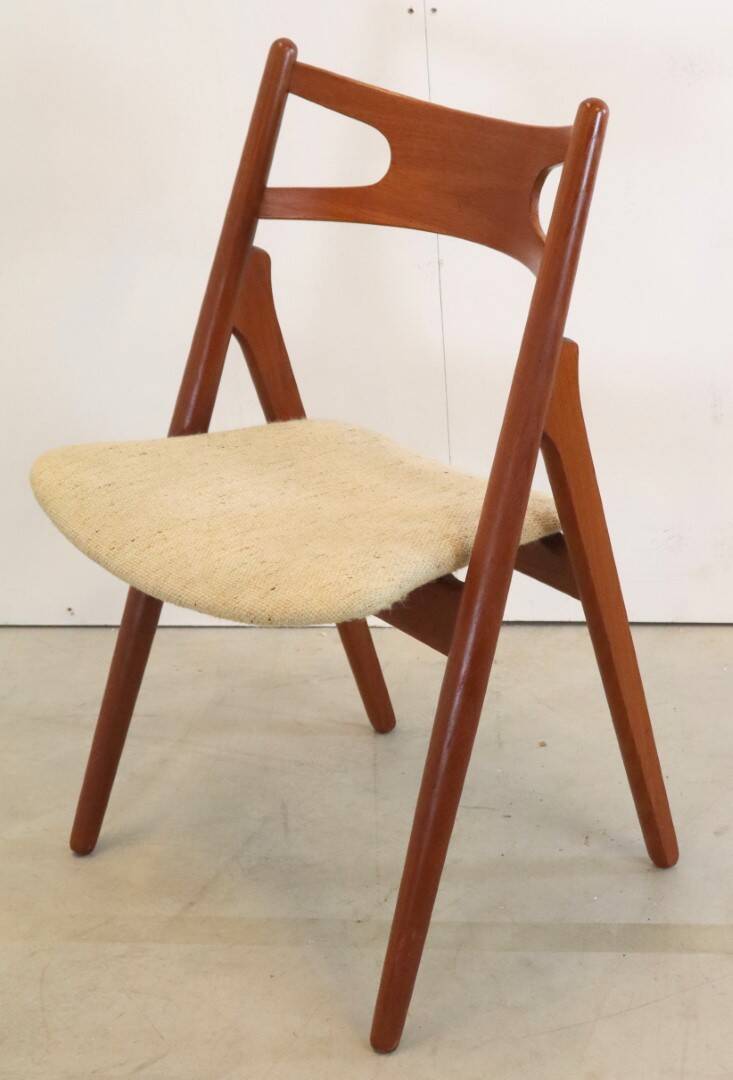 Set van 6 Hans Wegner voor Carl Hansen CH 29 stoelen