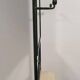 Coat rack, umbrella stand in wood and wrought iron.