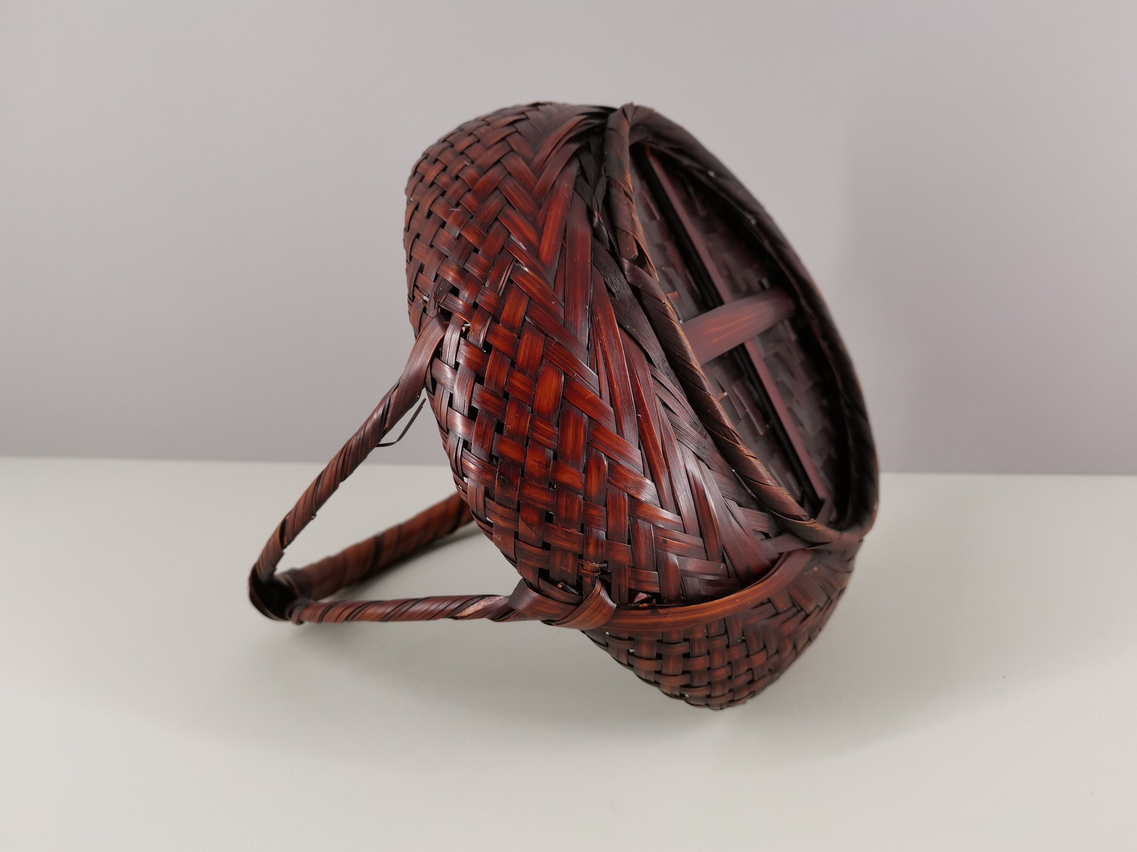 Japanese bamboo basket 1960