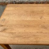 Solid oak farm table with 1 drawer