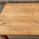 Solid oak farm table with 1 drawer
