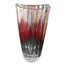 Vase en cristal à nervures