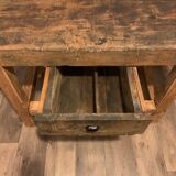 Établi ancien meuble de métier